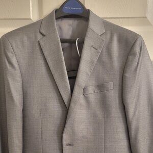 NEW Kenneth Cole Gray Pinstripe Suit